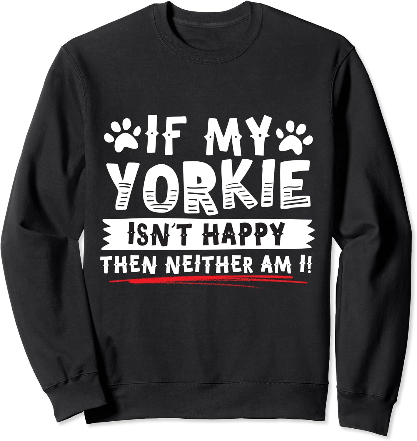 Yorkie Lovers Gift Sweatshirt Amazon.co.uk Clothing
